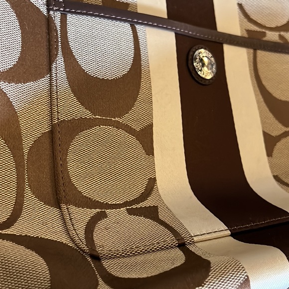 COACH SIG Hamilton Stripe Shoulderbag - Picture 12 of 12